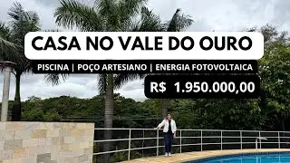 🚀CASA INCRÍVEL COM POÇO ARTESIANO E ENERGIA FOTOVOLTAICA | CONDOMÍNIO VALE DO OURO 🚀