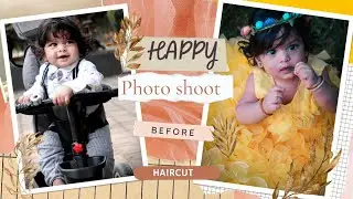 Happy photo shoot before hair cut|| happy photo shoot at home|| Bhavi.M