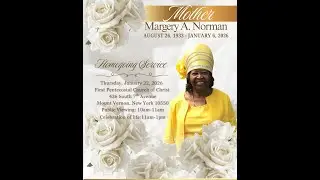 01.22.2026 || Homegoing Service For Mother Margery A. Norman
