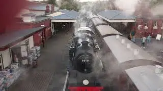 Bluebell Railway BR 80151 Reversing at Sheffield Park Station