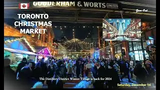 2024 Best Winter Christmas Markets in the World | TORONTO Distillery Village #TheDistilleryDistrict