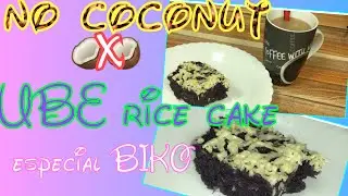 How to make Ube rice cake (BIKO) No coconut Ube biko