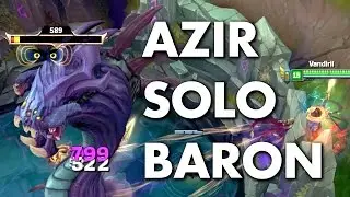 AZIR SOLO BARON & ELDER DRAKE! TAKING NO DAMAGE!