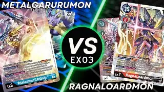 Digimon TCG [EX03] Metalgarurumon VS Ragnaloardmon
