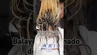 Balayage casero y mira c&oacute;mo qued&oacute; 🤯 del 1 al 10 cu&aacute;nto me das? #balayage #hair #mechasbalayage