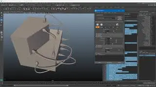 Maya Poly Tool R&D - connect cable to the end  (random connection)