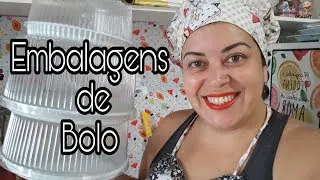 Embalagens para bolo inteiro/ Quantas fatias rende um bolo? 🥞 #embalagens #boloconfeitado