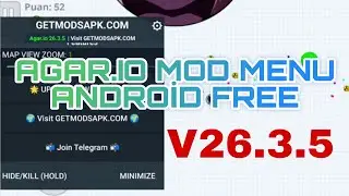 AGAR.IO MOBİLE ANDROİD MOD MENU V26.3.5 БЕЗ ВХОДА ПО КЛЮЧУ!