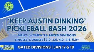GRANDSTAND COURT | DAY 1 M/W DOUBLES | KEEP AUSTIN DINKING PICKLEBALL BASH 2026 | JOMG 2ND STREAM