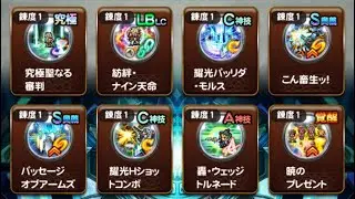 FFRK　25年末フェスチケットガチャ×18枚