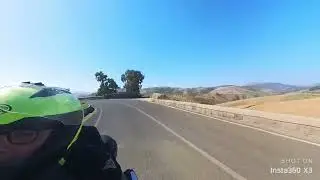 Sicily motorcycle tour - SR124 near Vizzini - October 2023