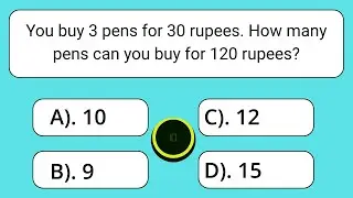 Hard Logic & IQ Brain Test | 10 Smart Questions &ndash; Math Quiz 10