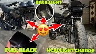 HEADLIGHT LOOK CHANGE KARDI😍| BACKLIGHT CHANGE #splendor