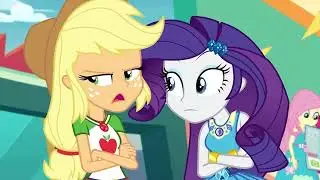 MLP EG Rollercoaster of Friendship Applejack Jealous and Fluttershy Fear Rollercoaster