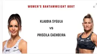 Klaudia Sygula vs Priscila Cachoeira [Highlights] | Quick Picks With The Geek 