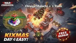 War Commander 🎄 KIXMAS Day 4 Base Made EASY ENOUGH! ⚡ Simple Free-Repair
