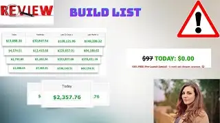Build a list most honest Review || Get $2000+ Bonus Link In Discription