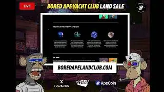 Bored Ape Yacht Club Metaverse LAND SALE is LIVE!! BAYC Public Sale for The Otherside Land #LIVE 🙉