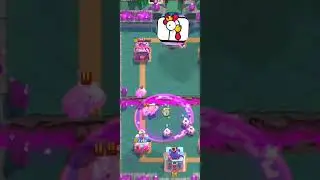 beating E-barbs with ZAPPIES clone cycle 😤  #clashroyale #proplayer