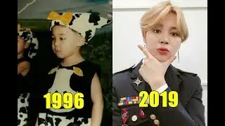 Park Jimin Transformation | From 1995 to 2019 - Then & Now