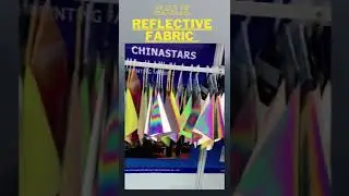 Reflective fabric and reflective material for clothing
