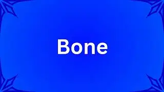 Bone Pronunciation (American English 🇺🇲)