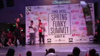 Ariana vs Assiya | 1/4 Waacking Beginners Final | Spring Funky Summit 2017