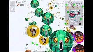 【Agar.io Mobile】通話なしで激アツ過密鯖潰し！with Gran Glory かに