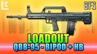 Loadout - QBB-95 Bipod Heavy Barrel (Battlefield 3 Gameplay/Commentary/Review)