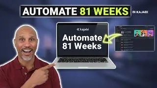 How I Automate 81 Weeks of Coaching in Kajabi (No Work)