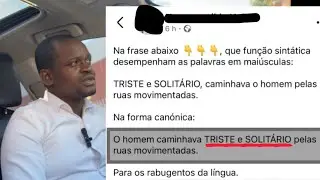 Sessão de esclarecimento sobre “o predicativo do sujeito” vs “complemento circunstancial de modo”