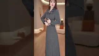 women Knitted Sweater, Autumn and Winter Color Block Long Sleeve Tassel #trending short video