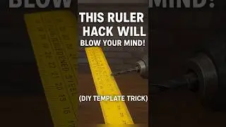 This Ruler Hack Will Blow Your Mind! 🔧 (DIY Template Trick)