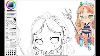 ❤ Speedpaint ❤ Rose Gold - Chibi OC (Chee Timelapse #2)