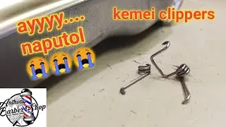 broken tension spring/ kemei clippers