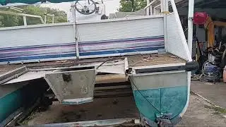Project Pontoon Can This 30-Year-Old Pontoon Boat Be Saved? Part 1