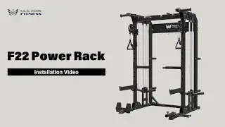 Installation Video of MAJOR FITNESS F22 All-in-One Power Rack (3D rendering)