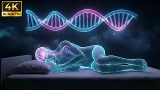 Deep Sleep Music | 528hz Whole Body Healing Frequency, Melatonin Release, Stop Overthinking