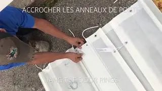 INSTALLATION PORTE DE CÔTÉ ABRI AUTO - CAR SHELTER SIDE DOOR INSTALLATION