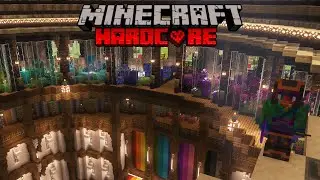 Resource Gathering & Chopping Wood in Hardcore Minecraft