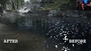 Water Flow Fix + Realistic Water Two v5 7 1 Current 2024 Version for Skyrim AE | Showcase
