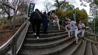 Achi Shrine   Baseball Training at the Temple Part 1