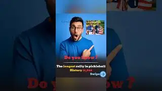Do you know? #pickleball #viral #pickleballusa #latestnews #fastnews #worldrecords