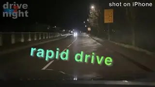 rapid drive from Belgium to Germany at night