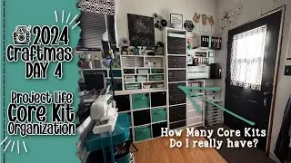 Craftmas Day 4  - Project Life Core Organization & A Mess Office