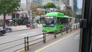 【怒りのクラクション】ソウルの市内バス 車内映像