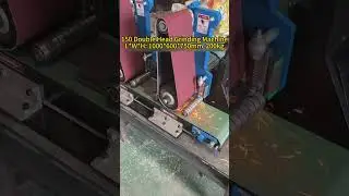 Flat metal grinding #machine #factory #metal #grinding #manufacturing #automation #powertool