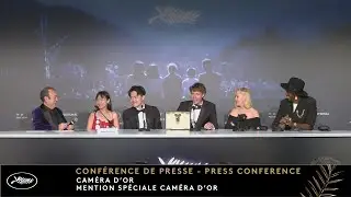 CAMÉRA D'OR, MENTION SPÉCIALE CAMÉRA D'OR – Conférence de presse – PALMARES – Français – Cannes 2024