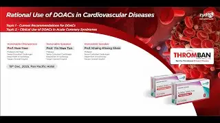 Rational Use of DOACs in CVD - Thromban Launch Symposium