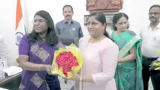 Eluru assembly district Hon'ble district collector K.vetri Selvi Assumed charge at Eluru# N369telugu